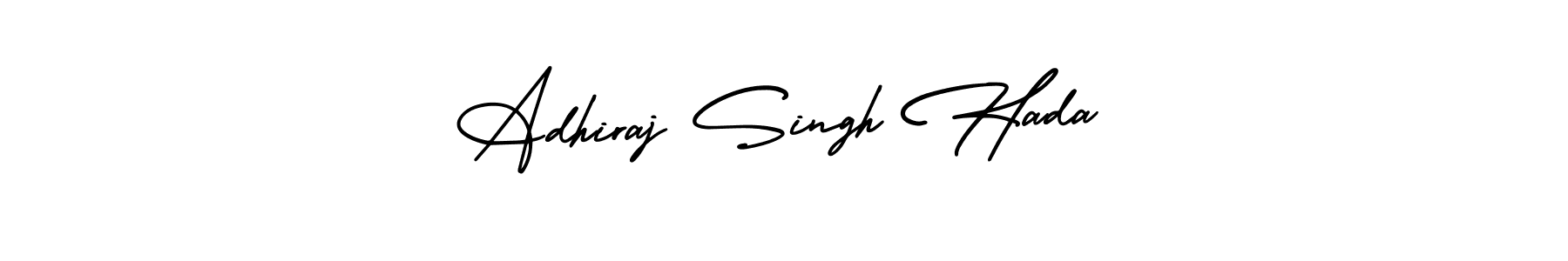 Design your own signature with our free online signature maker. With this signature software, you can create a handwritten (AmerikaSignatureDemo-Regular) signature for name Adhiraj Singh Hada. Adhiraj Singh Hada signature style 3 images and pictures png