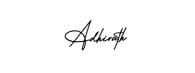 if you are searching for the best signature style for your name Adhirath. so please give up your signature search. here we have designed multiple signature styles  using AmerikaSignatureDemo-Regular. Adhirath signature style 3 images and pictures png