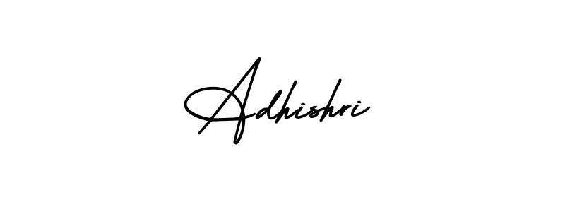 Make a beautiful signature design for name Adhishri. With this signature (AmerikaSignatureDemo-Regular) style, you can create a handwritten signature for free. Adhishri signature style 3 images and pictures png