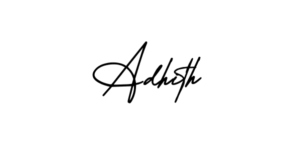 This is the best signature style for the Adhith name. Also you like these signature font (AmerikaSignatureDemo-Regular). Mix name signature. Adhith signature style 3 images and pictures png