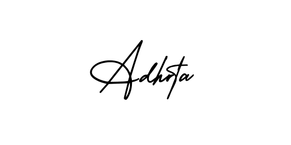 Once you've used our free online signature maker to create your best signature AmerikaSignatureDemo-Regular style, it's time to enjoy all of the benefits that Adhrta name signing documents. Adhrta signature style 3 images and pictures png