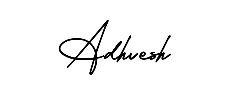 AmerikaSignatureDemo-Regular is a professional signature style that is perfect for those who want to add a touch of class to their signature. Get Adhvesh name fancy signature for free. Adhvesh signature style 3 images and pictures png