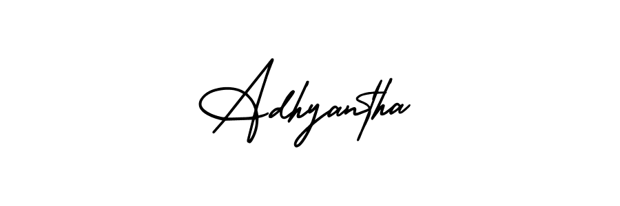 if you are searching for the best signature style for your name Adhyantha. so please give up your signature search. here we have designed multiple signature styles  using AmerikaSignatureDemo-Regular. Adhyantha signature style 3 images and pictures png