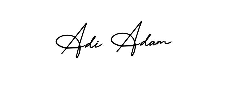 How to Draw Adi Adam signature style? AmerikaSignatureDemo-Regular is a latest design signature styles for name Adi Adam. Adi Adam signature style 3 images and pictures png