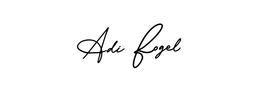 Create a beautiful signature design for name Adi Fogel. With this signature (AmerikaSignatureDemo-Regular) fonts, you can make a handwritten signature for free. Adi Fogel signature style 3 images and pictures png