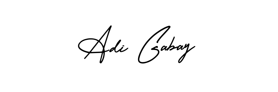 How to Draw Adi Gabay signature style? AmerikaSignatureDemo-Regular is a latest design signature styles for name Adi Gabay. Adi Gabay signature style 3 images and pictures png