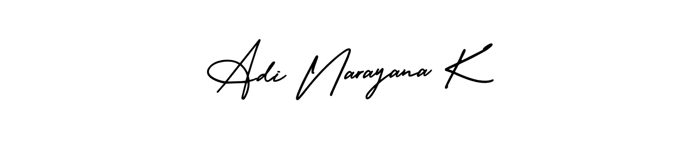 Make a beautiful signature design for name Adi Narayana K. Use this online signature maker to create a handwritten signature for free. Adi Narayana K signature style 3 images and pictures png
