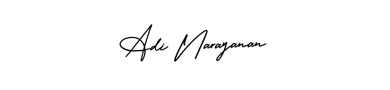 Adi Narayanan stylish signature style. Best Handwritten Sign (AmerikaSignatureDemo-Regular) for my name. Handwritten Signature Collection Ideas for my name Adi Narayanan. Adi Narayanan signature style 3 images and pictures png