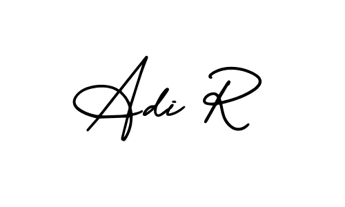 Also You can easily find your signature by using the search form. We will create Adi R name handwritten signature images for you free of cost using AmerikaSignatureDemo-Regular sign style. Adi R signature style 3 images and pictures png