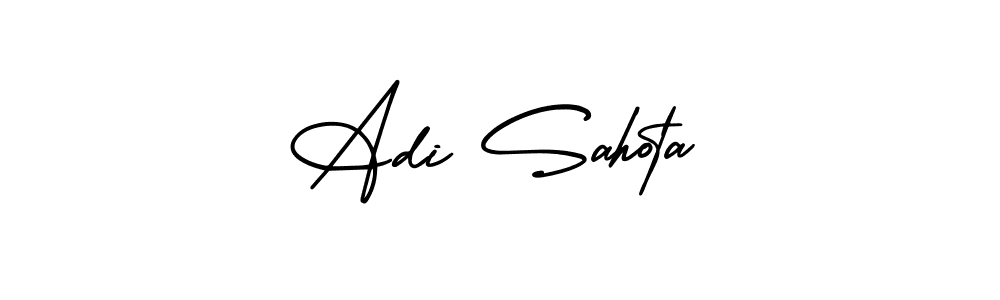 How to make Adi Sahota signature? AmerikaSignatureDemo-Regular is a professional autograph style. Create handwritten signature for Adi Sahota name. Adi Sahota signature style 3 images and pictures png