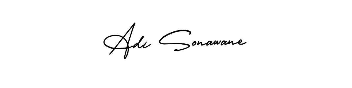 This is the best signature style for the Adi Sonawane name. Also you like these signature font (AmerikaSignatureDemo-Regular). Mix name signature. Adi Sonawane signature style 3 images and pictures png