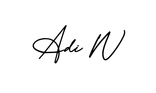 This is the best signature style for the Adi W name. Also you like these signature font (AmerikaSignatureDemo-Regular). Mix name signature. Adi W signature style 3 images and pictures png