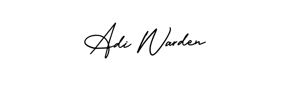 Make a beautiful signature design for name Adi Warden. With this signature (AmerikaSignatureDemo-Regular) style, you can create a handwritten signature for free. Adi Warden signature style 3 images and pictures png