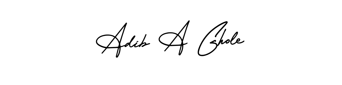 Once you've used our free online signature maker to create your best signature AmerikaSignatureDemo-Regular style, it's time to enjoy all of the benefits that Adib A Ghole name signing documents. Adib A Ghole signature style 3 images and pictures png