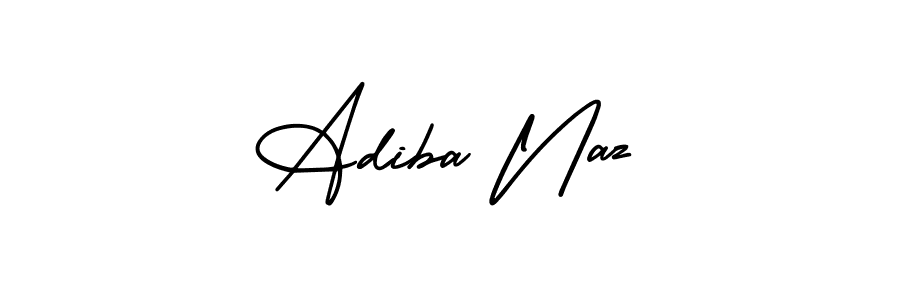 Also we have Adiba Naz name is the best signature style. Create professional handwritten signature collection using AmerikaSignatureDemo-Regular autograph style. Adiba Naz signature style 3 images and pictures png