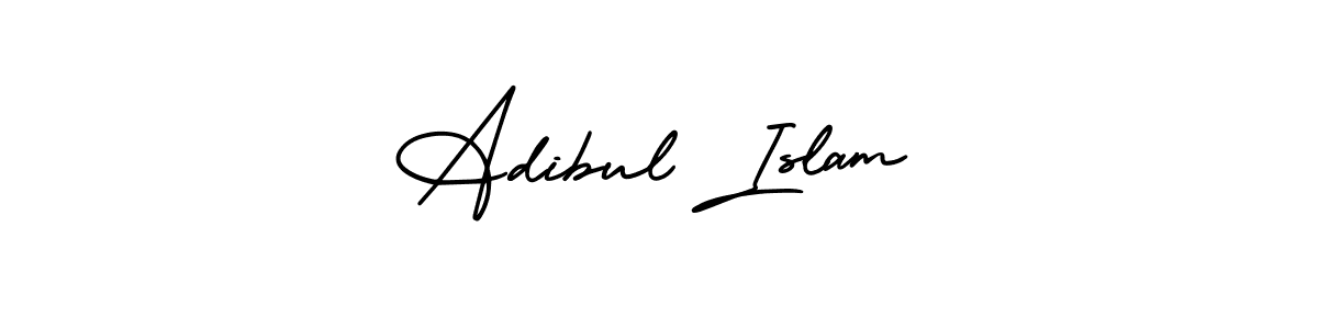 This is the best signature style for the Adibul Islam name. Also you like these signature font (AmerikaSignatureDemo-Regular). Mix name signature. Adibul Islam signature style 3 images and pictures png