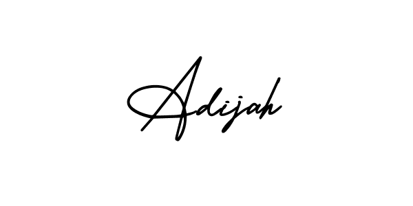 How to make Adijah signature? AmerikaSignatureDemo-Regular is a professional autograph style. Create handwritten signature for Adijah name. Adijah signature style 3 images and pictures png