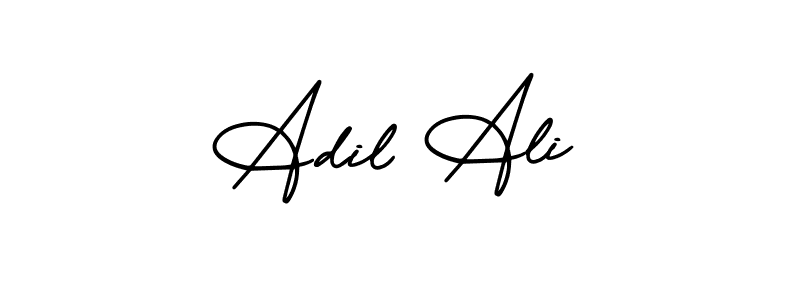 How to make Adil Ali signature? AmerikaSignatureDemo-Regular is a professional autograph style. Create handwritten signature for Adil Ali name. Adil Ali signature style 3 images and pictures png