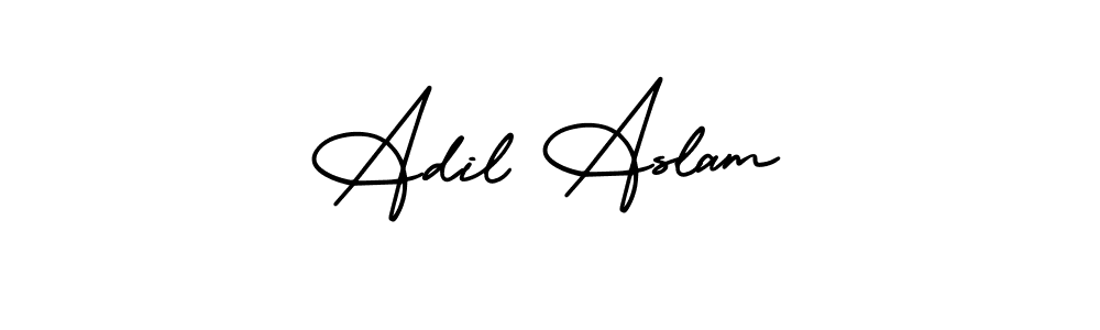 You can use this online signature creator to create a handwritten signature for the name Adil Aslam. This is the best online autograph maker. Adil Aslam signature style 3 images and pictures png