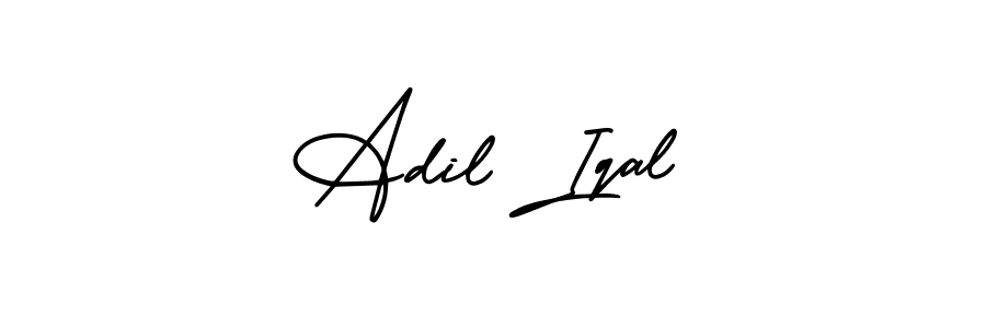 Design your own signature with our free online signature maker. With this signature software, you can create a handwritten (AmerikaSignatureDemo-Regular) signature for name Adil Iqal. Adil Iqal signature style 3 images and pictures png