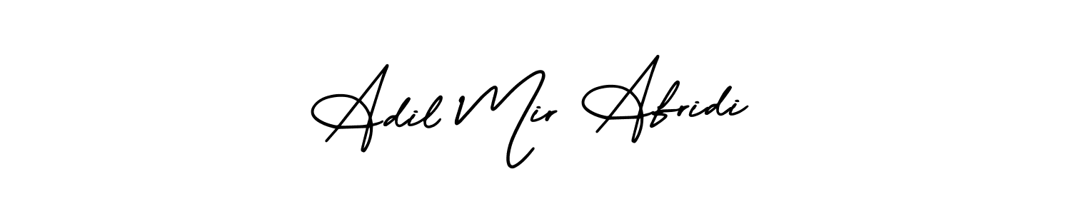 Adil Mir Afridi stylish signature style. Best Handwritten Sign (AmerikaSignatureDemo-Regular) for my name. Handwritten Signature Collection Ideas for my name Adil Mir Afridi. Adil Mir Afridi signature style 3 images and pictures png