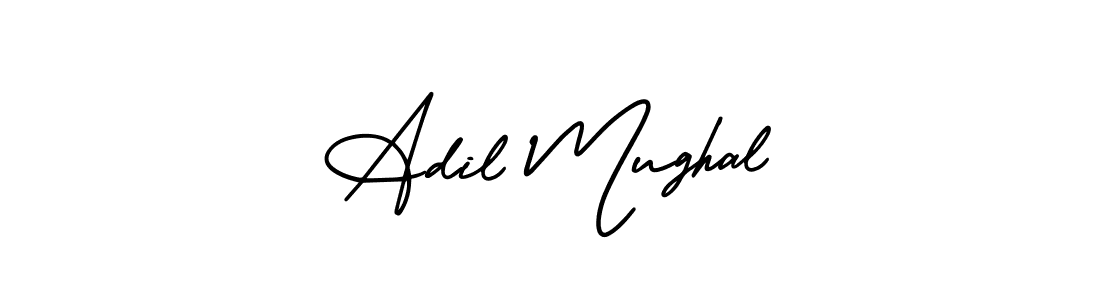 How to Draw Adil Mughal signature style? AmerikaSignatureDemo-Regular is a latest design signature styles for name Adil Mughal. Adil Mughal signature style 3 images and pictures png