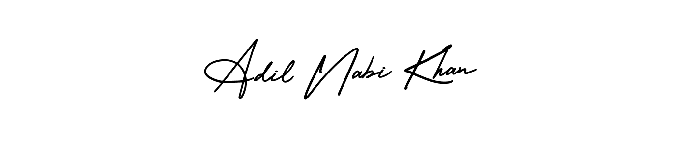 Check out images of Autograph of Adil Nabi Khan name. Actor Adil Nabi Khan Signature Style. AmerikaSignatureDemo-Regular is a professional sign style online. Adil Nabi Khan signature style 3 images and pictures png