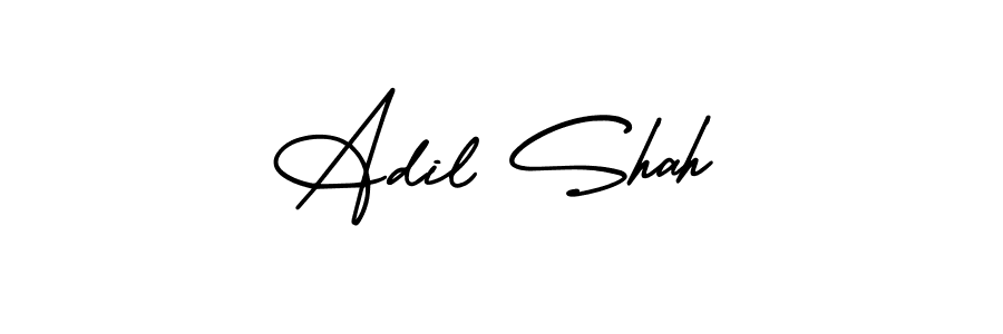 AmerikaSignatureDemo-Regular is a professional signature style that is perfect for those who want to add a touch of class to their signature. It is also a great choice for those who want to make their signature more unique. Get Adil Shah name to fancy signature for free. Adil Shah signature style 3 images and pictures png