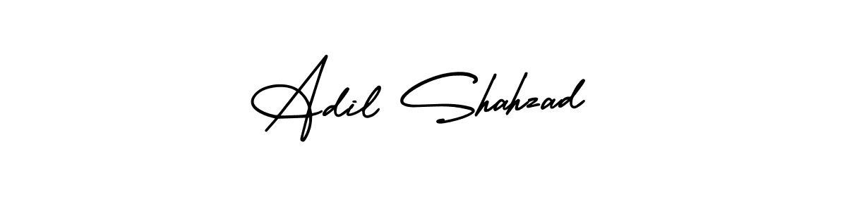 Design your own signature with our free online signature maker. With this signature software, you can create a handwritten (AmerikaSignatureDemo-Regular) signature for name Adil Shahzad. Adil Shahzad signature style 3 images and pictures png