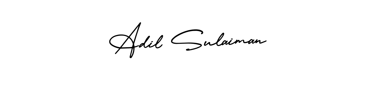 Similarly AmerikaSignatureDemo-Regular is the best handwritten signature design. Signature creator online .You can use it as an online autograph creator for name Adil Sulaiman. Adil Sulaiman signature style 3 images and pictures png