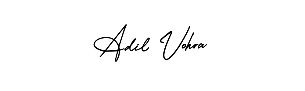 Make a beautiful signature design for name Adil Vohra. With this signature (AmerikaSignatureDemo-Regular) style, you can create a handwritten signature for free. Adil Vohra signature style 3 images and pictures png