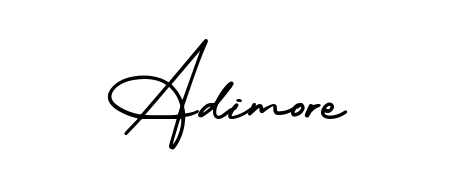 The AmerikaSignatureDemo-Regular typeface gives name Adimore a refined look. Suitable for certificates, diplomas, and official verification. Adimore signature style 3 images and pictures png