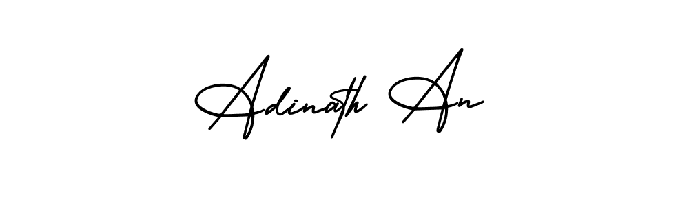 Check out images of Autograph of Adinath An name. Actor Adinath An Signature Style. AmerikaSignatureDemo-Regular is a professional sign style online. Adinath An signature style 3 images and pictures png