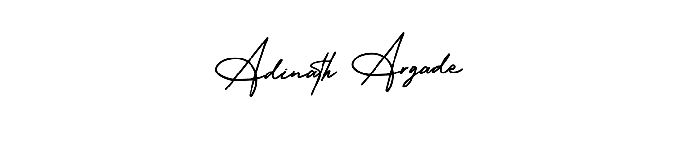 Make a beautiful signature design for name Adinath Argade. With this signature (AmerikaSignatureDemo-Regular) style, you can create a handwritten signature for free. Adinath Argade signature style 3 images and pictures png