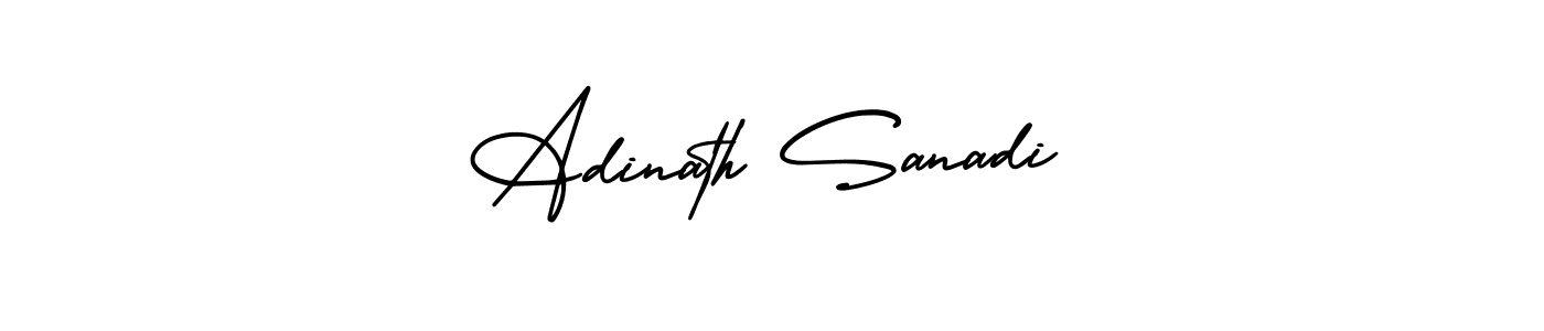 AmerikaSignatureDemo-Regular is a professional signature style that is perfect for those who want to add a touch of class to their signature. It is also a great choice for those who want to make their signature more unique. Get Adinath Sanadi name to fancy signature for free. Adinath Sanadi signature style 3 images and pictures png