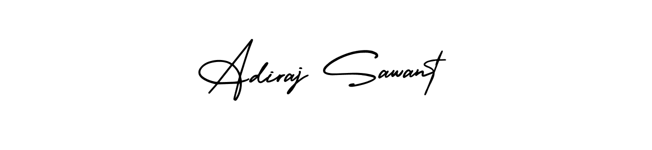 How to make Adiraj Sawant name signature. Use AmerikaSignatureDemo-Regular style for creating short signs online. This is the latest handwritten sign. Adiraj Sawant signature style 3 images and pictures png