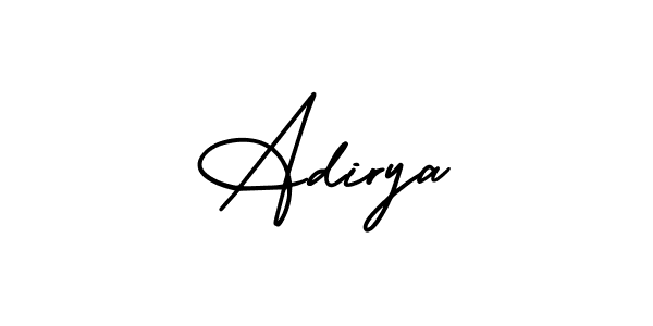 AmerikaSignatureDemo-Regular is a professional signature style that is perfect for those who want to add a touch of class to their signature. It is also a great choice for those who want to make their signature more unique. Get Adirya name to fancy signature for free. Adirya signature style 3 images and pictures png