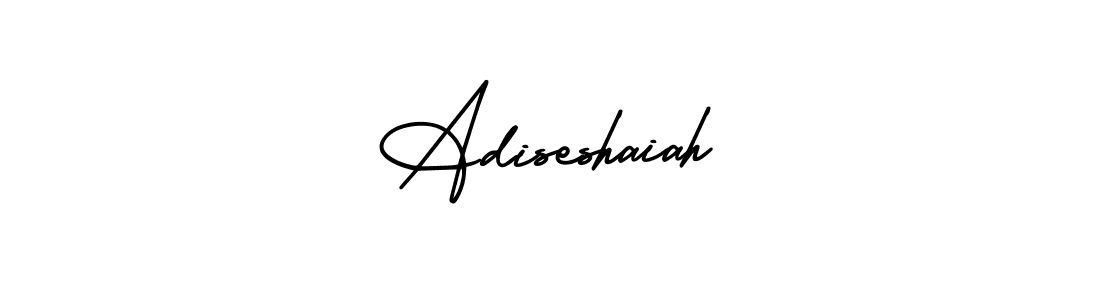 You should practise on your own different ways (AmerikaSignatureDemo-Regular) to write your name (Adiseshaiah) in signature. don't let someone else do it for you. Adiseshaiah signature style 3 images and pictures png