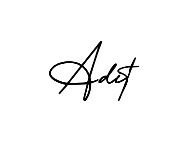 AmerikaSignatureDemo-Regular is a professional signature style that is perfect for those who want to add a touch of class to their signature. It is also a great choice for those who want to make their signature more unique. Get Adit name to fancy signature for free. Adit signature style 3 images and pictures png