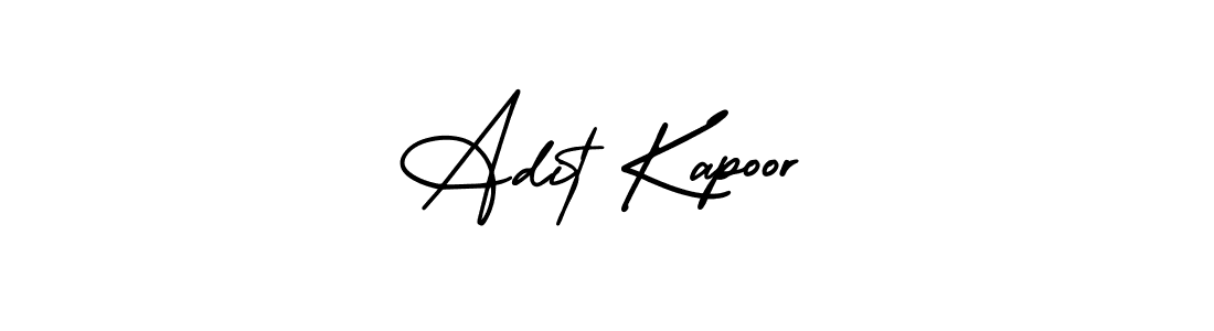 Adit Kapoor stylish signature style. Best Handwritten Sign (AmerikaSignatureDemo-Regular) for my name. Handwritten Signature Collection Ideas for my name Adit Kapoor. Adit Kapoor signature style 3 images and pictures png