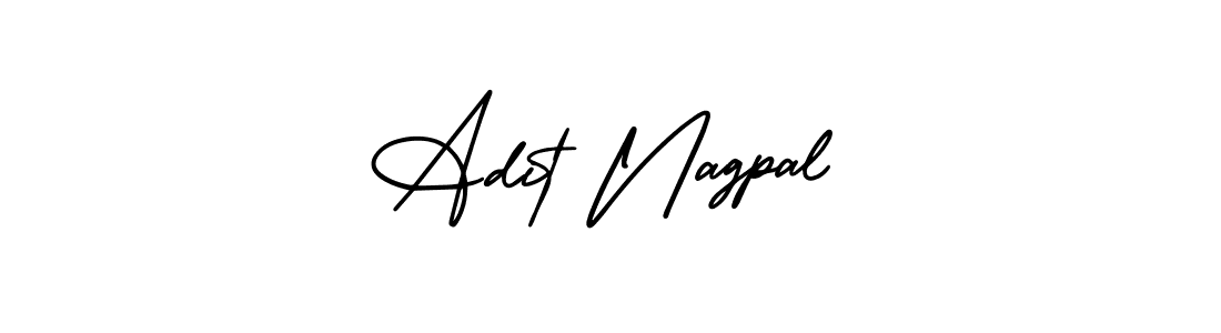 Also we have Adit Nagpal name is the best signature style. Create professional handwritten signature collection using AmerikaSignatureDemo-Regular autograph style. Adit Nagpal signature style 3 images and pictures png