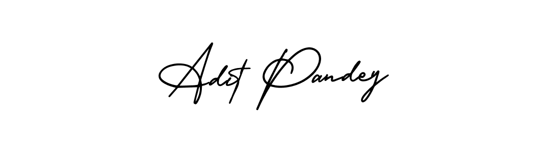 Similarly AmerikaSignatureDemo-Regular is the best handwritten signature design. Signature creator online .You can use it as an online autograph creator for name Adit Pandey. Adit Pandey signature style 3 images and pictures png