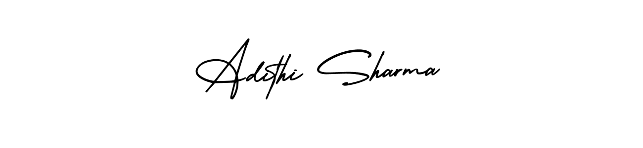 Best and Professional Signature Style for Adithi Sharma. AmerikaSignatureDemo-Regular Best Signature Style Collection. Adithi Sharma signature style 3 images and pictures png