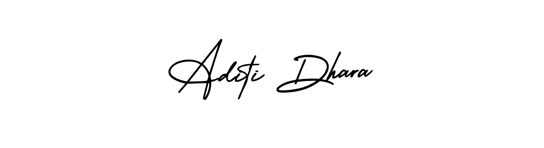Similarly AmerikaSignatureDemo-Regular is the best handwritten signature design. Signature creator online .You can use it as an online autograph creator for name Aditi Dhara. Aditi Dhara signature style 3 images and pictures png