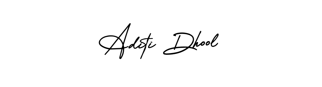 Create a beautiful signature design for name Aditi Dhool. With this signature (AmerikaSignatureDemo-Regular) fonts, you can make a handwritten signature for free. Aditi Dhool signature style 3 images and pictures png