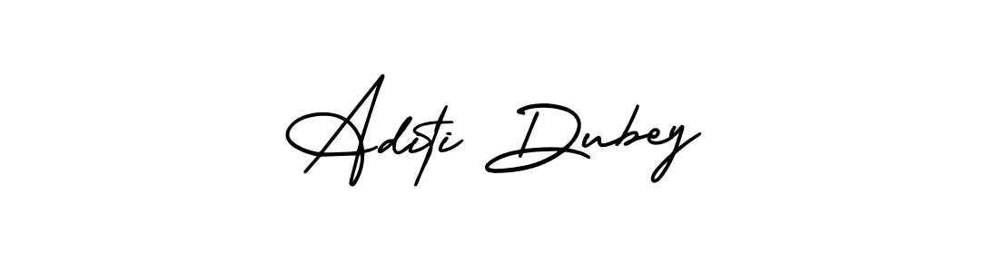 How to make Aditi Dubey name signature. Use AmerikaSignatureDemo-Regular style for creating short signs online. This is the latest handwritten sign. Aditi Dubey signature style 3 images and pictures png