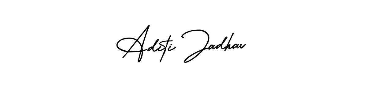 Make a short Aditi Jadhav signature style. Manage your documents anywhere anytime using AmerikaSignatureDemo-Regular. Create and add eSignatures, submit forms, share and send files easily. Aditi Jadhav signature style 3 images and pictures png