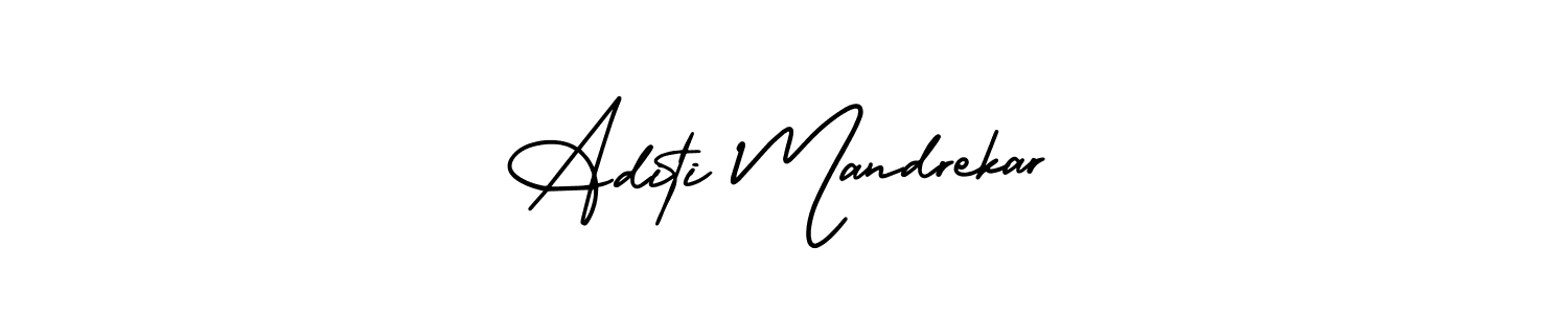 Design your own signature with our free online signature maker. With this signature software, you can create a handwritten (AmerikaSignatureDemo-Regular) signature for name Aditi Mandrekar. Aditi Mandrekar signature style 3 images and pictures png