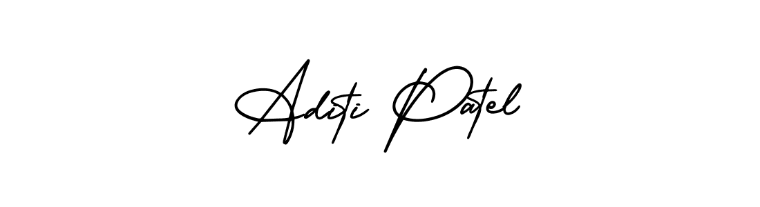 Use a signature maker to create a handwritten signature online. With this signature software, you can design (AmerikaSignatureDemo-Regular) your own signature for name Aditi Patel. Aditi Patel signature style 3 images and pictures png