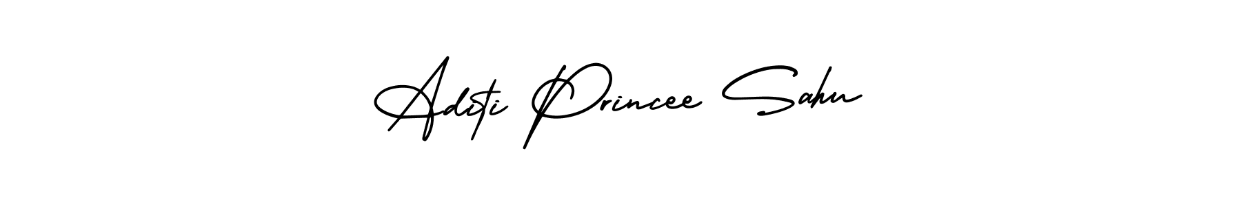 Make a beautiful signature design for name Aditi Princee Sahu. With this signature (AmerikaSignatureDemo-Regular) style, you can create a handwritten signature for free. Aditi Princee Sahu signature style 3 images and pictures png